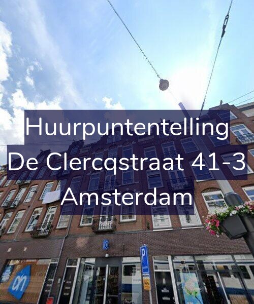 Foto gevel Huurpuntentelling voor De Clercqstraat 41-3, Amsterdam