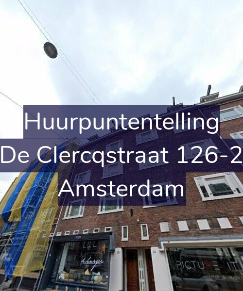 Foto gevel Huurpuntentelling voor De Clercqstraat 126-2, Amsterdam