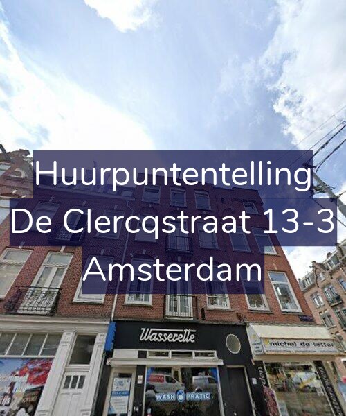 Foto gevel Huurpuntentelling voor De Clercqstraat 13-3, Amsterdam