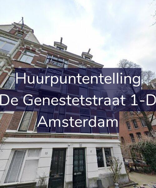 Foto gevel Huurpuntentelling voor De Genestetstraat 1-D, Amsterdam