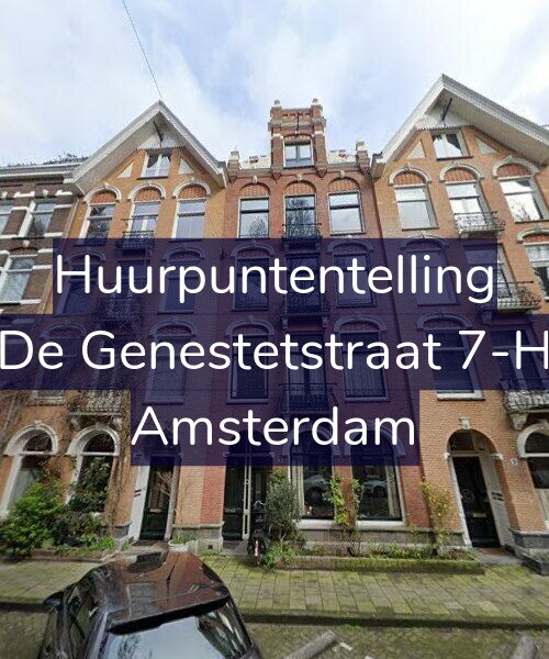 Foto gevel Huurpuntentelling voor De Genestetstraat 7-H, Amsterdam