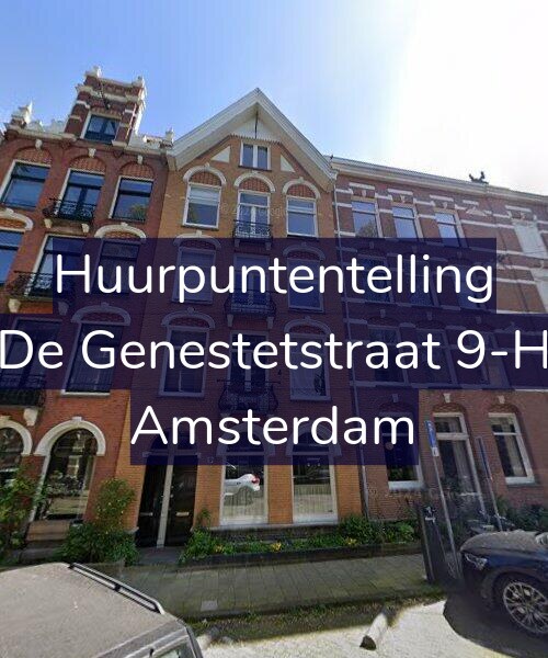Foto gevel Huurpuntentelling voor De Genestetstraat 9-H, Amsterdam