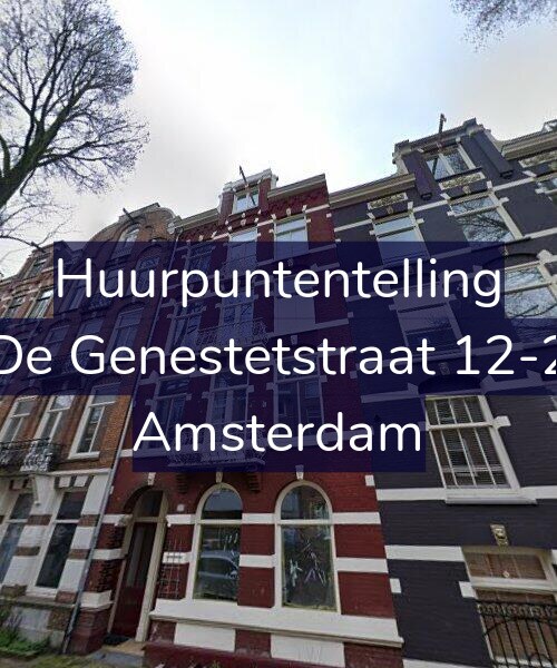 Foto gevel Huurpuntentelling voor De Genestetstraat 12-2, Amsterdam