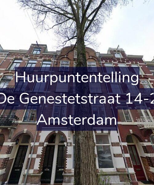 Foto gevel Huurpuntentelling voor De Genestetstraat 14-2, Amsterdam