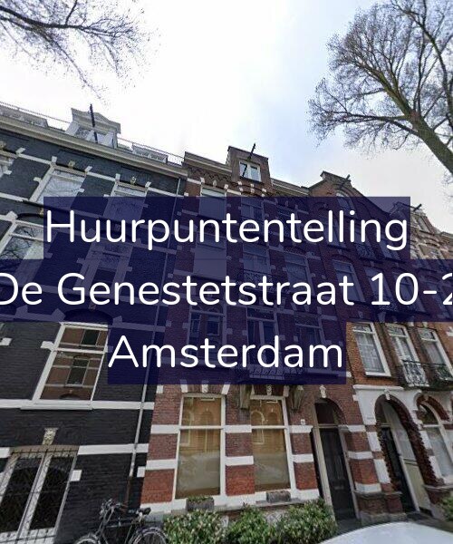 Foto gevel Huurpuntentelling voor De Genestetstraat 10-2, Amsterdam