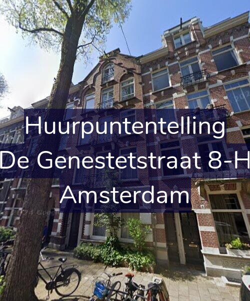 Foto gevel Huurpuntentelling voor De Genestetstraat 8-H, Amsterdam