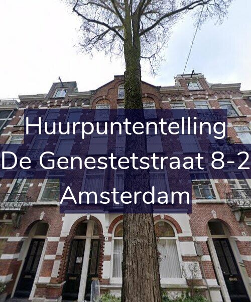 Foto gevel Huurpuntentelling voor De Genestetstraat 8-2, Amsterdam