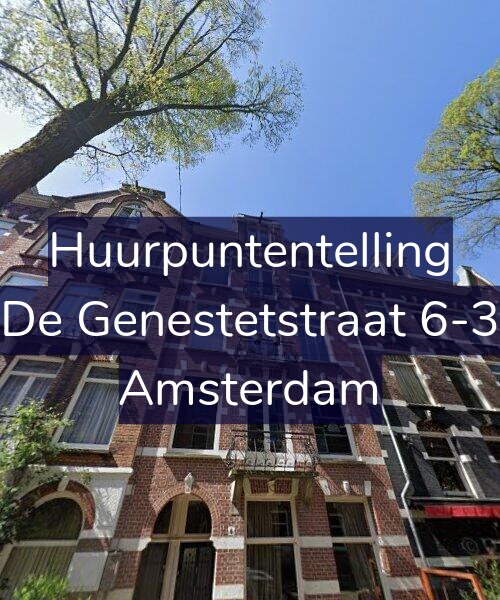 Foto gevel Huurpuntentelling voor De Genestetstraat 6-3, Amsterdam