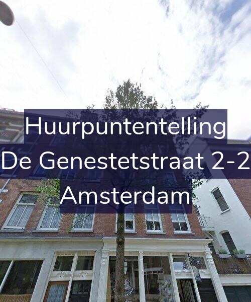 Foto gevel Huurpuntentelling voor De Genestetstraat 2-2, Amsterdam