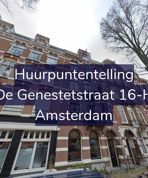 Foto gevel Huurpuntentelling voor De Genestetstraat 16-H, Amsterdam