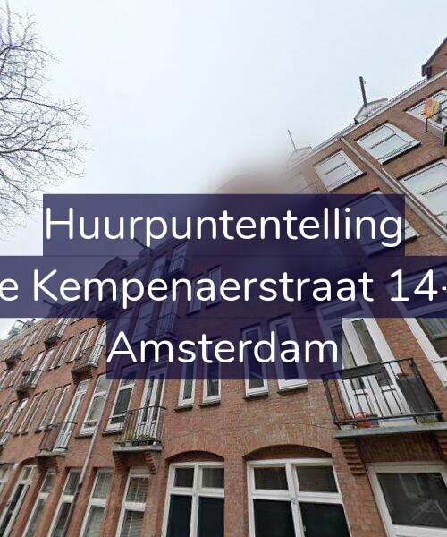 Foto gevel Huurpuntentelling voor De Kempenaerstraat 14-2, Amsterdam