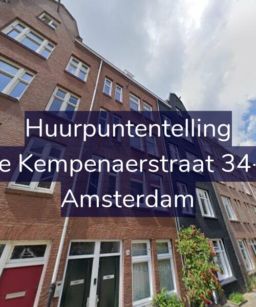 Foto gevel Huurpuntentelling voor De Kempenaerstraat 34-1, Amsterdam