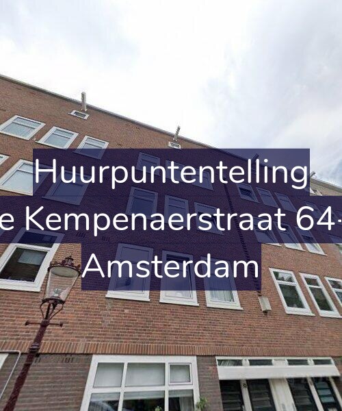 Foto gevel Huurpuntentelling voor De Kempenaerstraat 64-2, Amsterdam