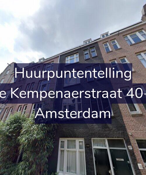 Foto gevel Huurpuntentelling voor De Kempenaerstraat 40-1, Amsterdam