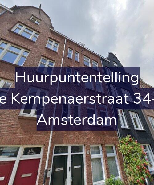 Foto gevel Huurpuntentelling voor De Kempenaerstraat 34-4, Amsterdam