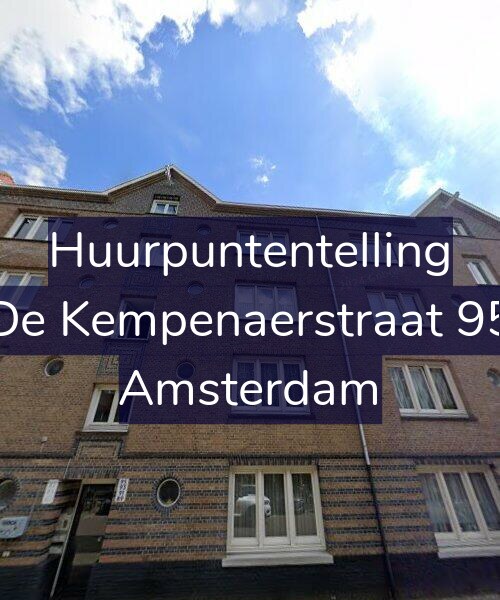 Foto gevel Huurpuntentelling voor De Kempenaerstraat 95, Amsterdam