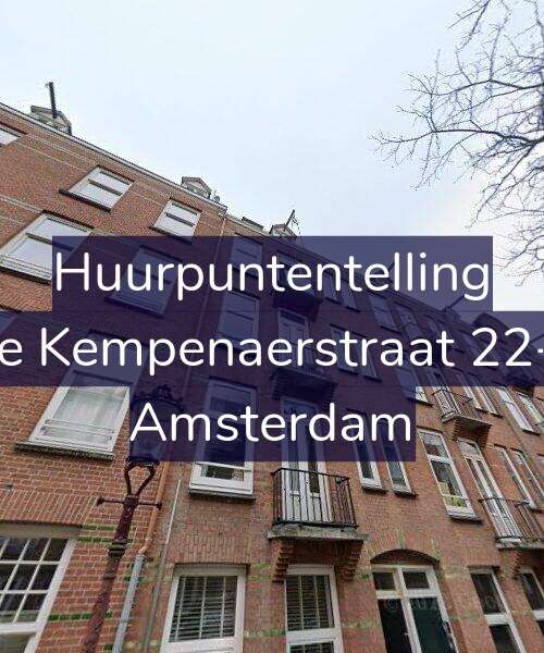Foto gevel Huurpuntentelling voor De Kempenaerstraat 22-2, Amsterdam