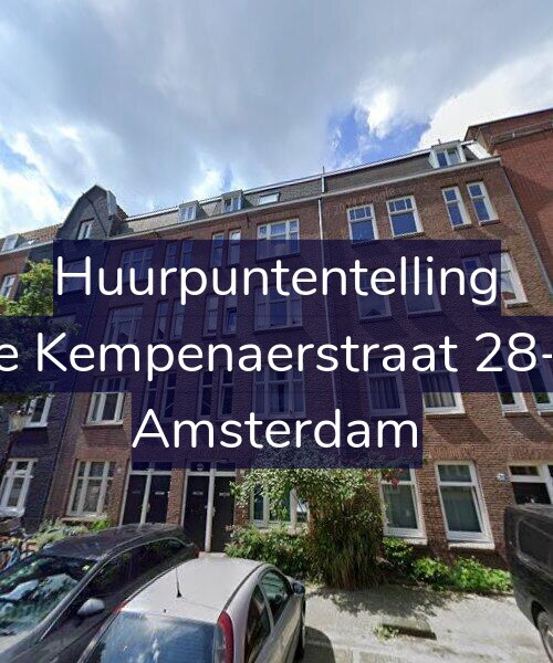 Foto gevel Huurpuntentelling voor De Kempenaerstraat 28-H, Amsterdam