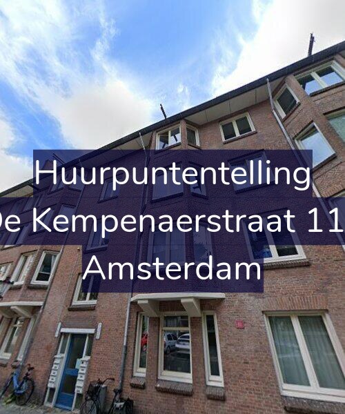 Foto gevel Huurpuntentelling voor De Kempenaerstraat 119, Amsterdam