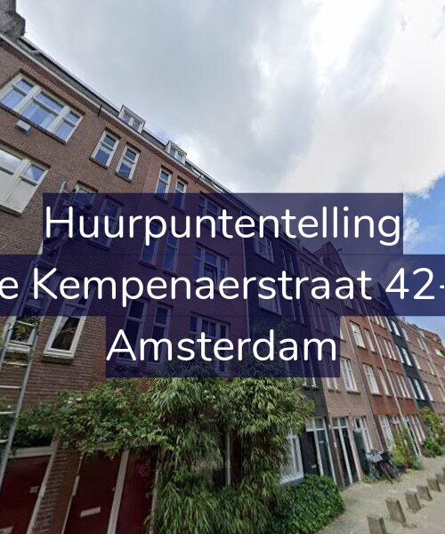 Foto gevel Huurpuntentelling voor De Kempenaerstraat 42-1, Amsterdam
