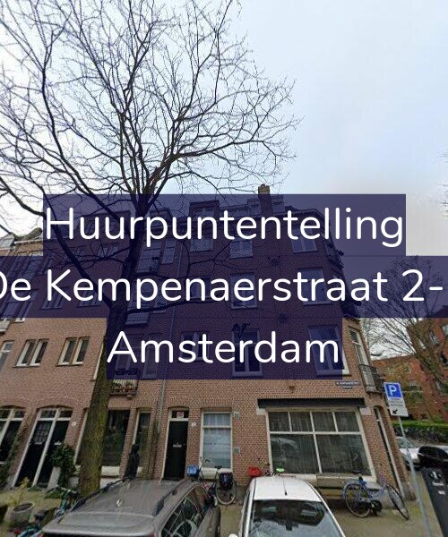 Foto gevel Huurpuntentelling voor De Kempenaerstraat 2-1, Amsterdam