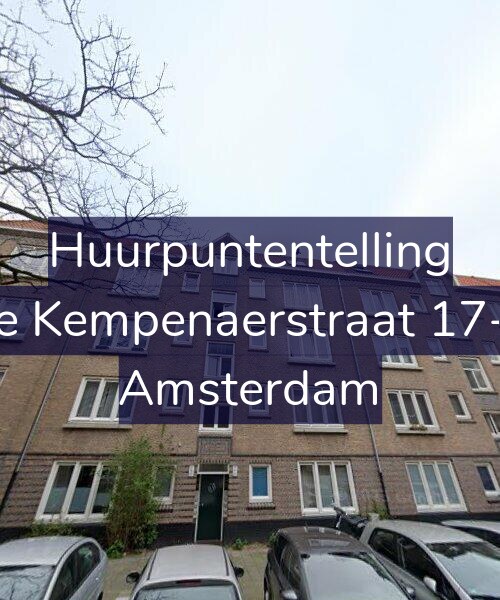 Foto gevel Huurpuntentelling voor De Kempenaerstraat 17-A, Amsterdam