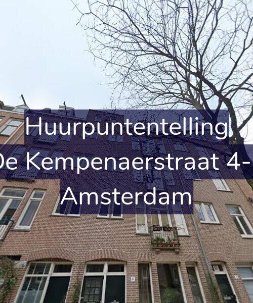 Foto gevel Huurpuntentelling voor De Kempenaerstraat 4-2, Amsterdam