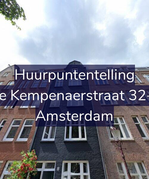 Foto gevel Huurpuntentelling voor De Kempenaerstraat 32-2, Amsterdam