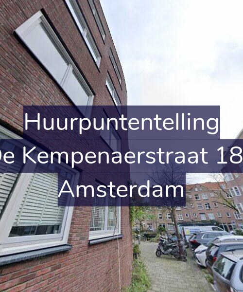 Foto gevel Huurpuntentelling voor De Kempenaerstraat 181, Amsterdam