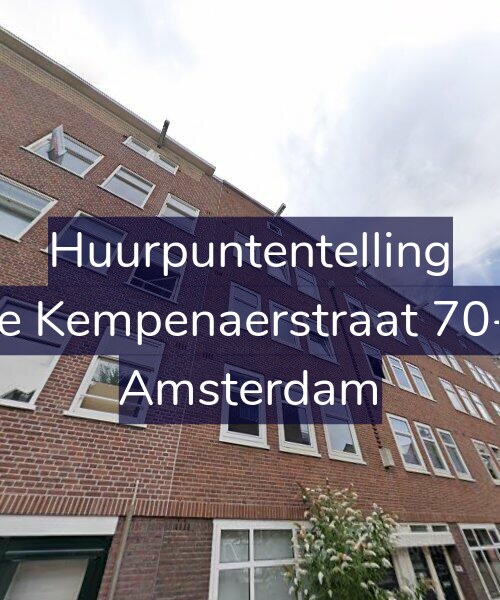 Foto gevel Huurpuntentelling voor De Kempenaerstraat 70-3, Amsterdam