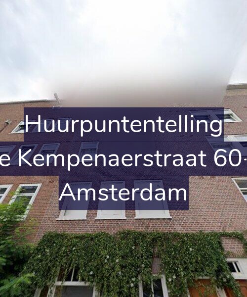 Foto gevel Huurpuntentelling voor De Kempenaerstraat 60-3, Amsterdam
