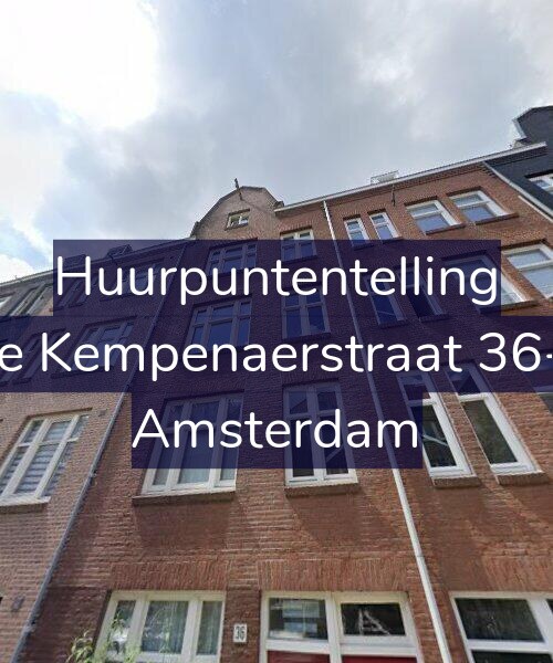 Foto gevel Huurpuntentelling voor De Kempenaerstraat 36-2, Amsterdam