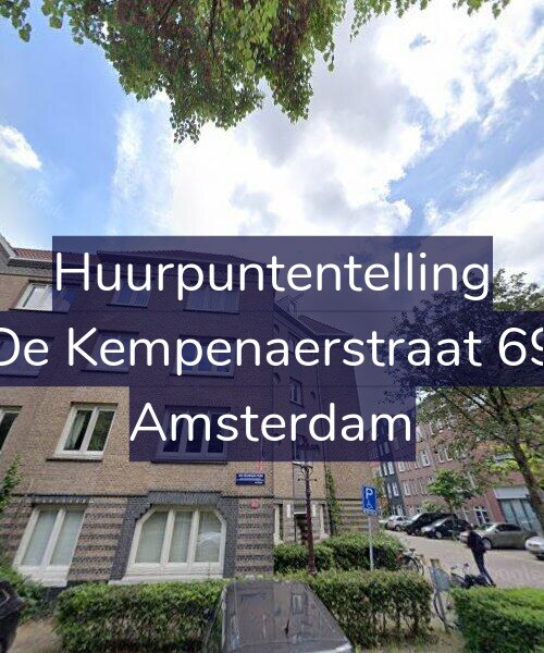Foto gevel Huurpuntentelling voor De Kempenaerstraat 69, Amsterdam