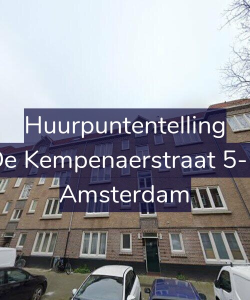 Foto gevel Huurpuntentelling voor De Kempenaerstraat 5-B, Amsterdam