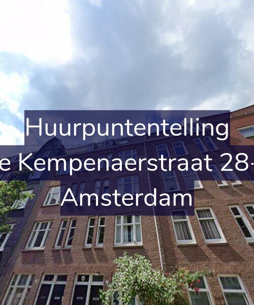 Foto gevel Huurpuntentelling voor De Kempenaerstraat 28-3, Amsterdam