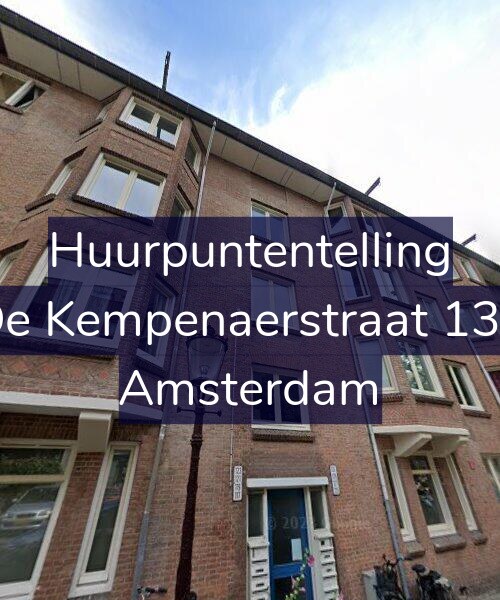 Foto gevel Huurpuntentelling voor De Kempenaerstraat 131, Amsterdam