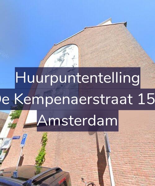 Foto gevel Huurpuntentelling voor De Kempenaerstraat 157, Amsterdam