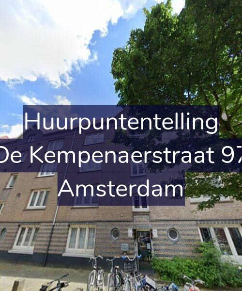 Foto gevel Huurpuntentelling voor De Kempenaerstraat 97, Amsterdam
