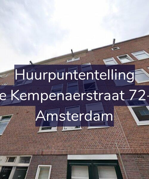 Foto gevel Huurpuntentelling voor De Kempenaerstraat 72-3, Amsterdam