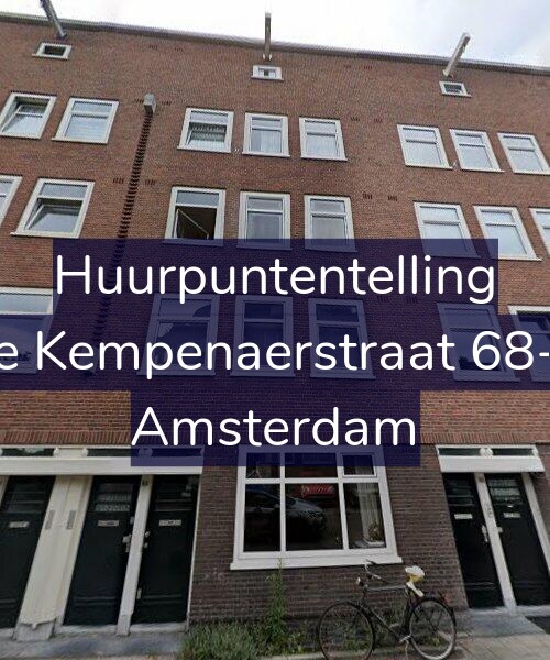 Foto gevel Huurpuntentelling voor De Kempenaerstraat 68-H, Amsterdam