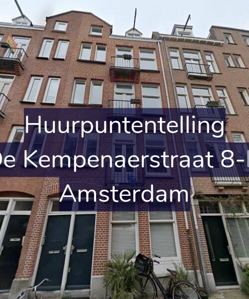 Foto gevel Huurpuntentelling voor De Kempenaerstraat 8-H, Amsterdam