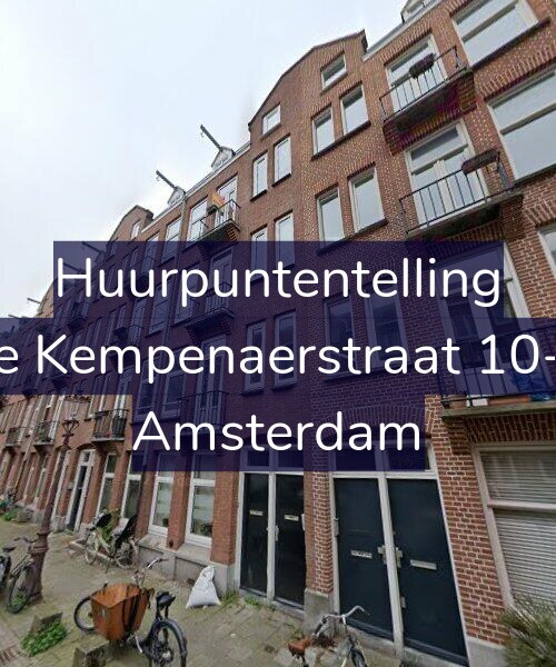 Foto gevel Huurpuntentelling voor De Kempenaerstraat 10-H, Amsterdam