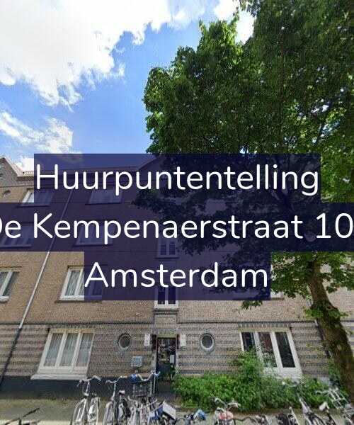 Foto gevel Huurpuntentelling voor De Kempenaerstraat 101, Amsterdam
