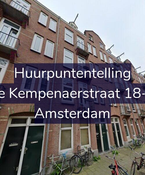 Foto gevel Huurpuntentelling voor De Kempenaerstraat 18-H, Amsterdam