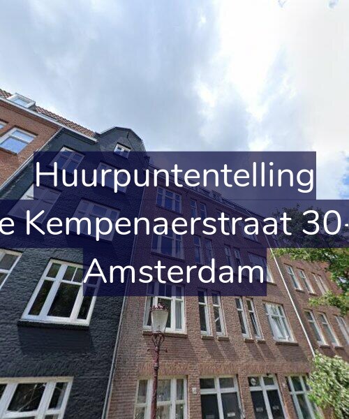 Foto gevel Huurpuntentelling voor De Kempenaerstraat 30-3, Amsterdam