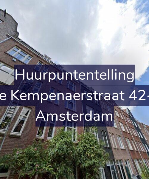 Foto gevel Huurpuntentelling voor De Kempenaerstraat 42-2, Amsterdam