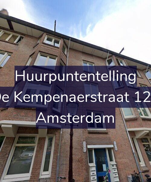 Foto gevel Huurpuntentelling voor De Kempenaerstraat 125, Amsterdam