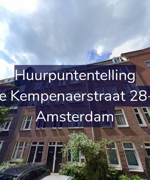 Foto gevel Huurpuntentelling voor De Kempenaerstraat 28-1, Amsterdam