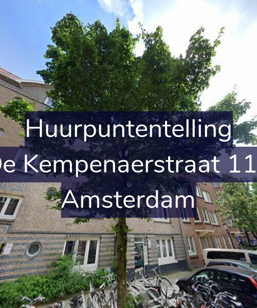 Foto gevel Huurpuntentelling voor De Kempenaerstraat 113, Amsterdam