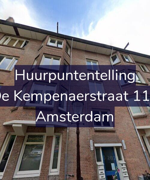 Foto gevel Huurpuntentelling voor De Kempenaerstraat 117, Amsterdam